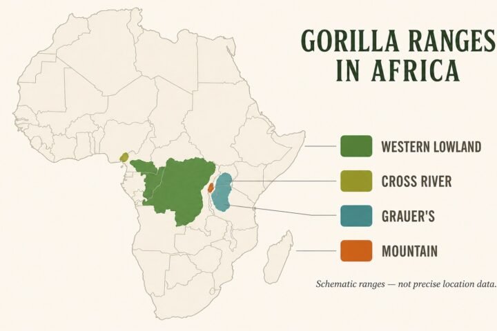 Where Gorillas Live: Habitat, Range and Countries